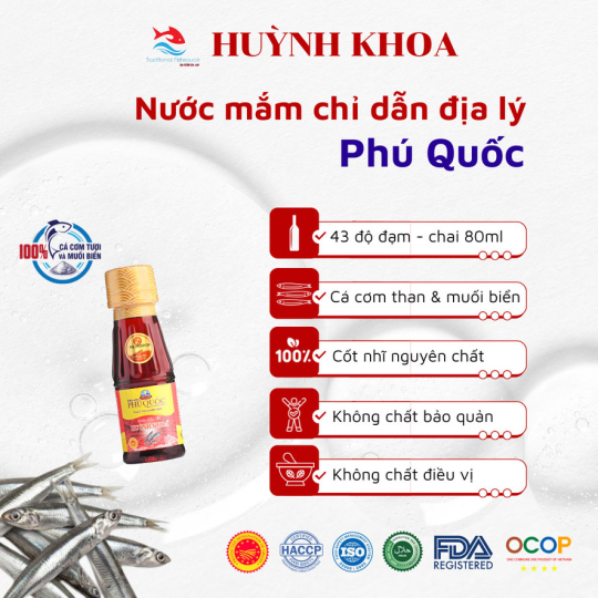 Nước Mắm Truyền Thống Cốt Nhĩ 43 Đạm Chai 80ml