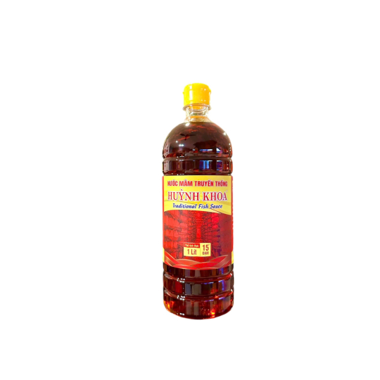 Nước mắm truyền thống 15 độ đạm chai 1 lít
