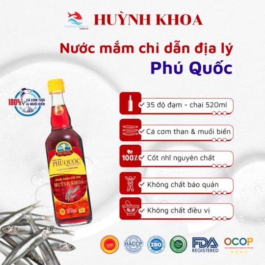 Nước Mắm Truyền Thống Cốt Nhĩ 35 Đạm Chai 500ml
