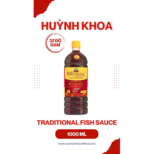 Nước Mắm Truyền Thống Cốt Nhĩ 32 Đạm Chai 1000ml