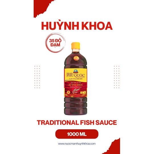 Nước Mắm Truyền Thống Cốt Nhĩ 35 Đạm Chai 1000ml