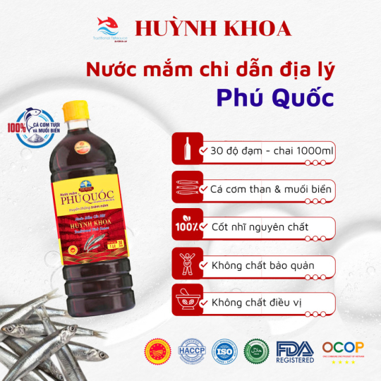 Nước Mắm Truyền Thống Cốt Nhĩ 30 Đạm Chai 1000ml   