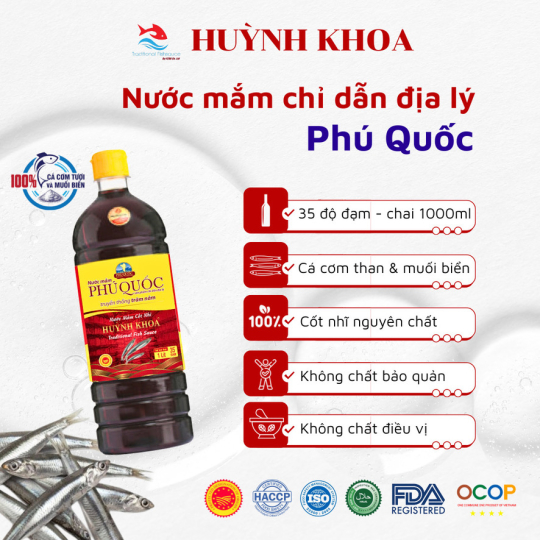 Nước Mắm Truyền Thống Cốt Nhĩ 35 Đạm Chai 1000ml