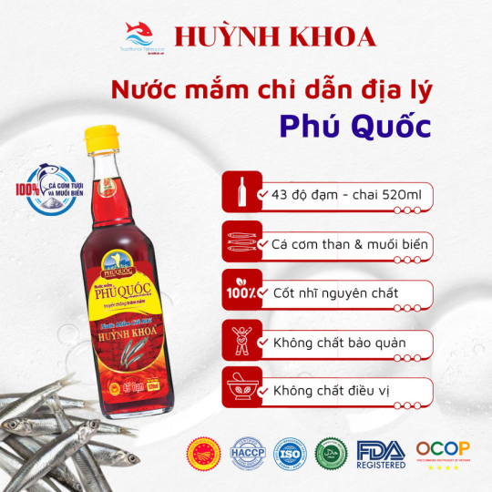 Nước Mắm Truyền Thống Cốt Nhĩ 43 Đạm Chai 520ml