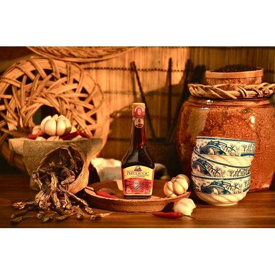Nước Mắm Truyền Thống Cốt Nhĩ 43 Đạm Chai 200ml - 205ml (Hộp 6 chai)