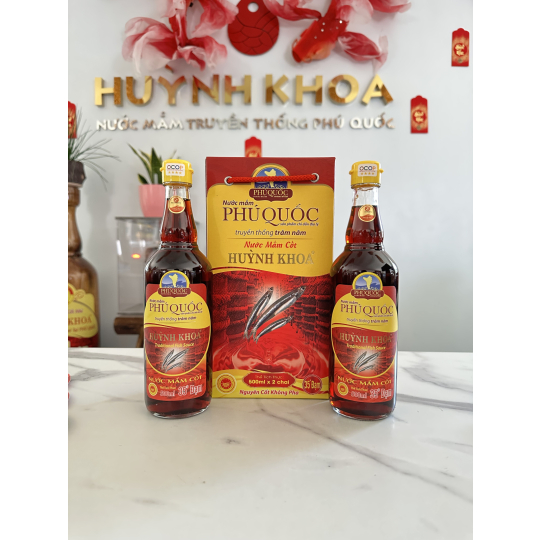 Nước Mắm Truyền Thống Cốt Nhĩ 35 Đạm Chai 500ml